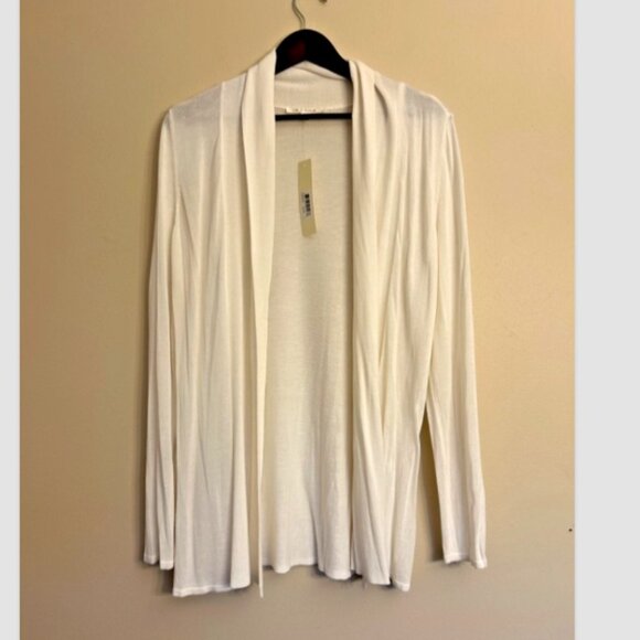 NWT Cyrus Women’s Cream Sweater Cardigan Long Sleeve Size Large - Size L - Picture 1 of 14